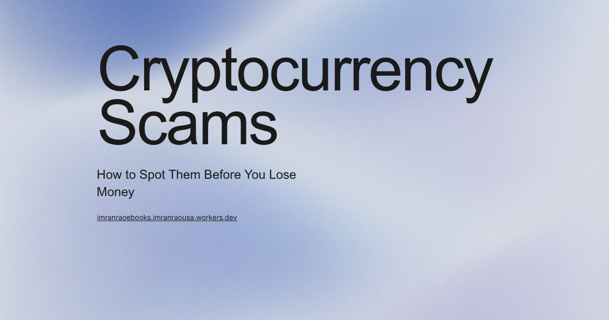 Cryptocurrency scams guide